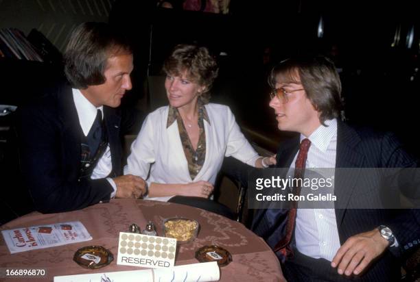 Pat Boone, Debby Boone and Gabriel Ferrer attend St. Jude Children's Hospital Benefit Party on May 28, 1979 at Sybilis in New York City.
