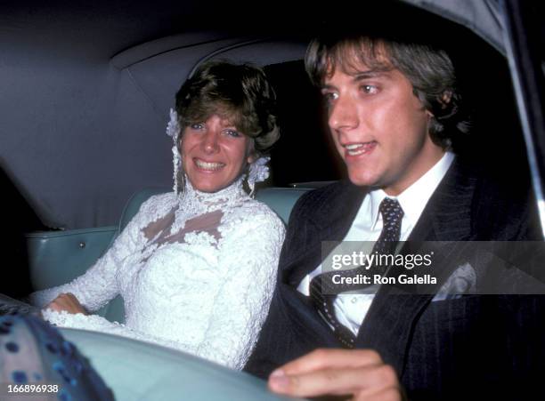 Gabriel Ferrer and Debby Boone attend Debby Boone-Gabriel Ferrer Wedding Ceremony on September 1, 1979 at the Hollywood Presbyterian Church in...