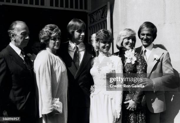 Jose Ferrer, Rosemary Clooney, Gabriel Ferrer, Debby Boone, Shirley Boone and Pat Boone attend Debby Boone-Gabriel Ferrer Wedding Ceremony on...