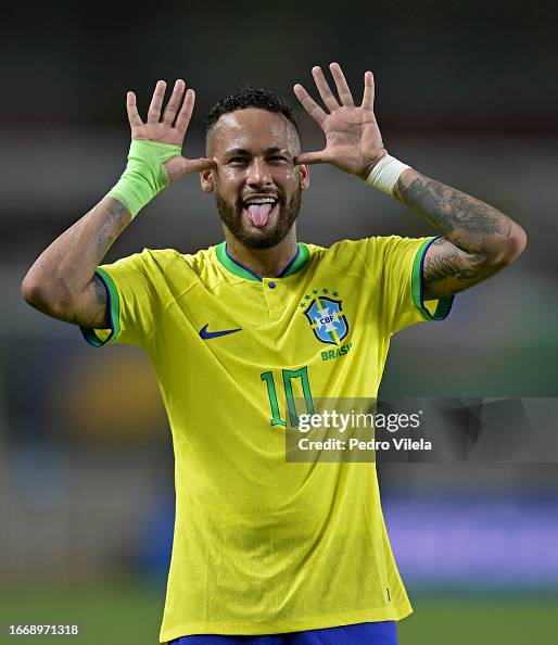 Neymar Jr Of Brazil Celebrates After Scoring The Fifth Goal Of His neymar-jr-of-brazil-celebrates-after-scoring-the-fifth-goal-of-his