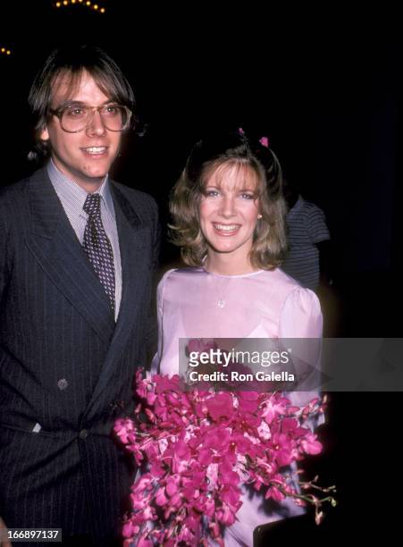 Gabriel Ferrer and Debby Boone attend Donna Freberg-Todd Fisher Wedding on February 15, 1981 at the Beverly Hilton Hotel in Beverly Hills, California.