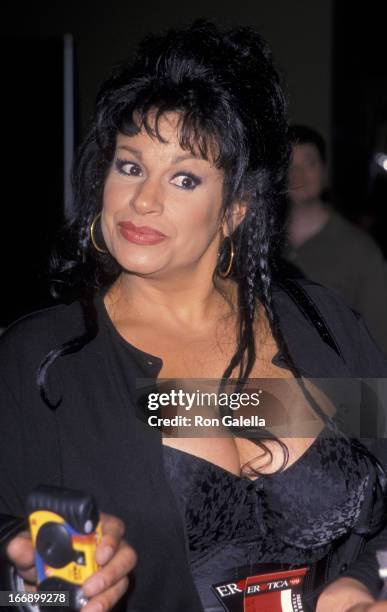 Vanessa Del Rio attends Erotica USA Convention on April 15, 1999 at the Jacob Javitz Center in New York City.