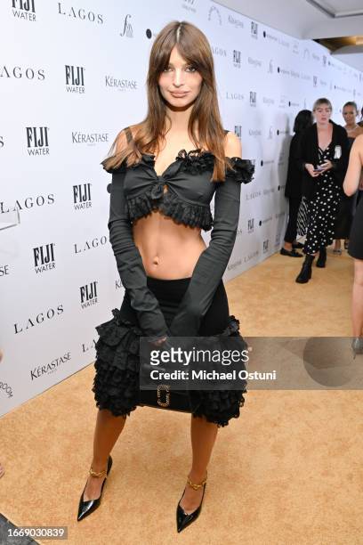Emily Ratajkowski attends The Daily Front Row's 10th Annual Fashion Media Awards at The Rainbow Room on September 08, 2023 in New York City.