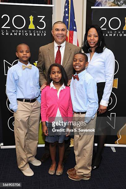 Johnathon Cosby, Dannielle Henderson, Rep. William "Lacy" Clay , Donnie Henderson and Cynthia Gill attend a special event held at United States...