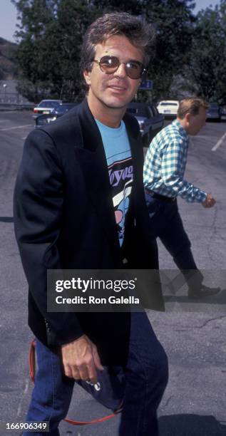 Anthony Denison attends Hollywood All-Star Baseball Game on August 26, 1989 at Dodger Stadium in Hollywood, California.