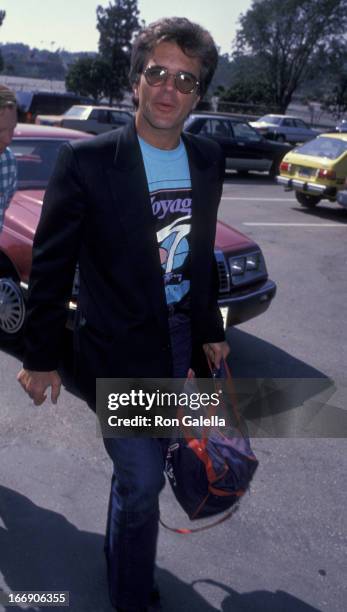 Anthony Denison attends Hollywood All-Star Baseball Game on August 26, 1989 at Dodger Stadium in Hollywood, California.