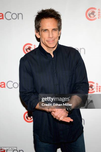 Actor Ben Stiller arrives at a Twentieth Century Fox presentation to promote the upcoming film "The Secret Life of Walter Mitty" at Caesars Palace...