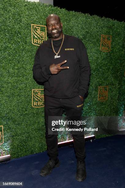 Shaquille O'Neal aka DJ Diesel attends RBCxMusic Night with Special Guest DJ Diesel at RBC House Toronto International Film Festival 2023 on...