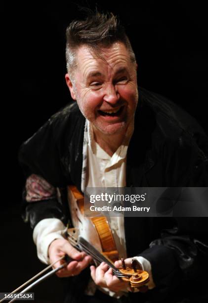 Nigel Kennedy performs at Konzerthaus Am Gendarmenmarkt on April 18, 2013 in Berlin, Germany.