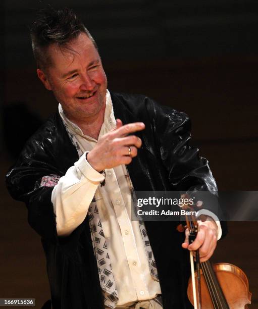 Nigel Kennedy performs at Konzerthaus Am Gendarmenmarkt on April 18, 2013 in Berlin, Germany.