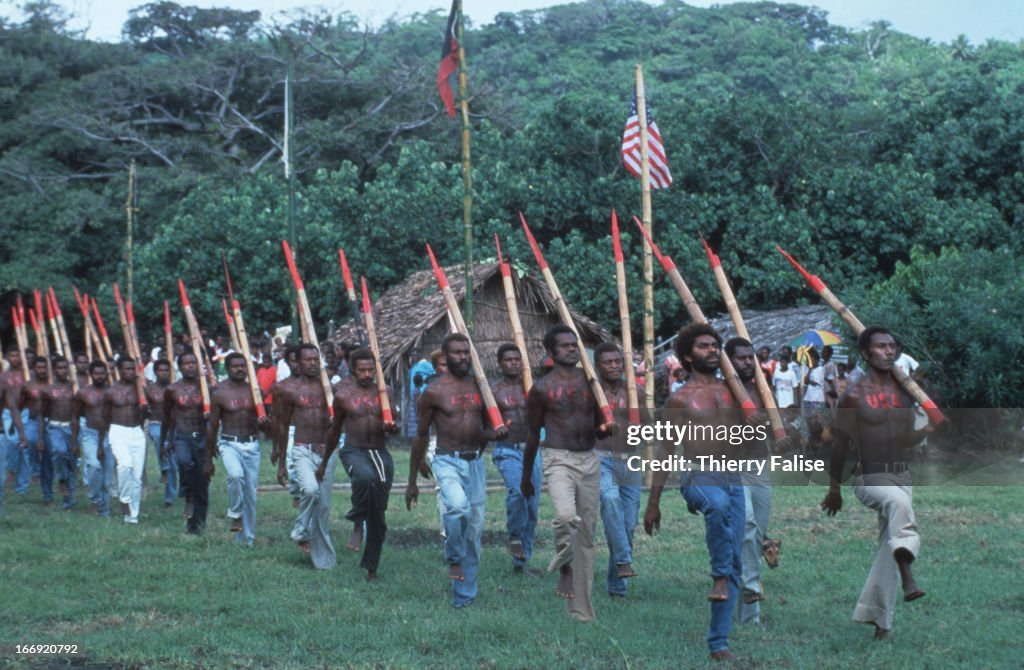 Every February 15th, followers of John Frum, a cargo cult...
