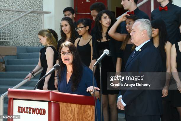 Tom LaBonge attends the Carol Burnett Square naming ceremony and plaque unveiling on April 18, 2013 in Los Angeles, California.