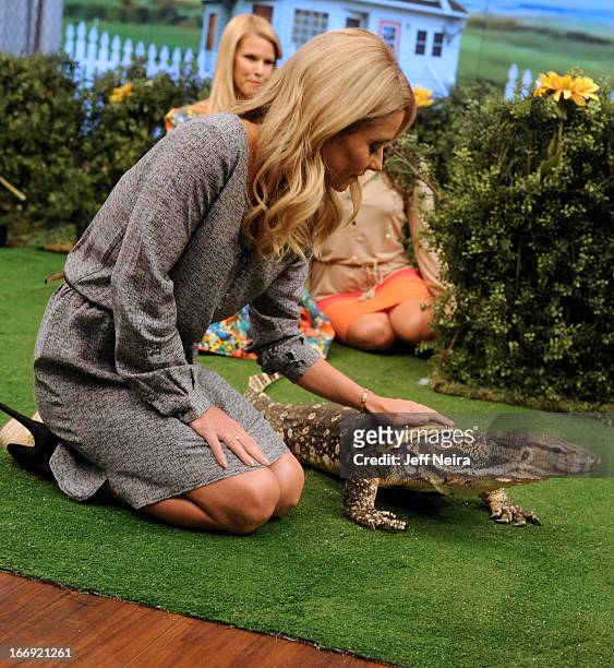Shows Kelly and Carrie Ann how to deal with unusual pets and talks about her show, “Spoiled Rotten Pets!” on National Geographic, on "LIVE with Kelly...