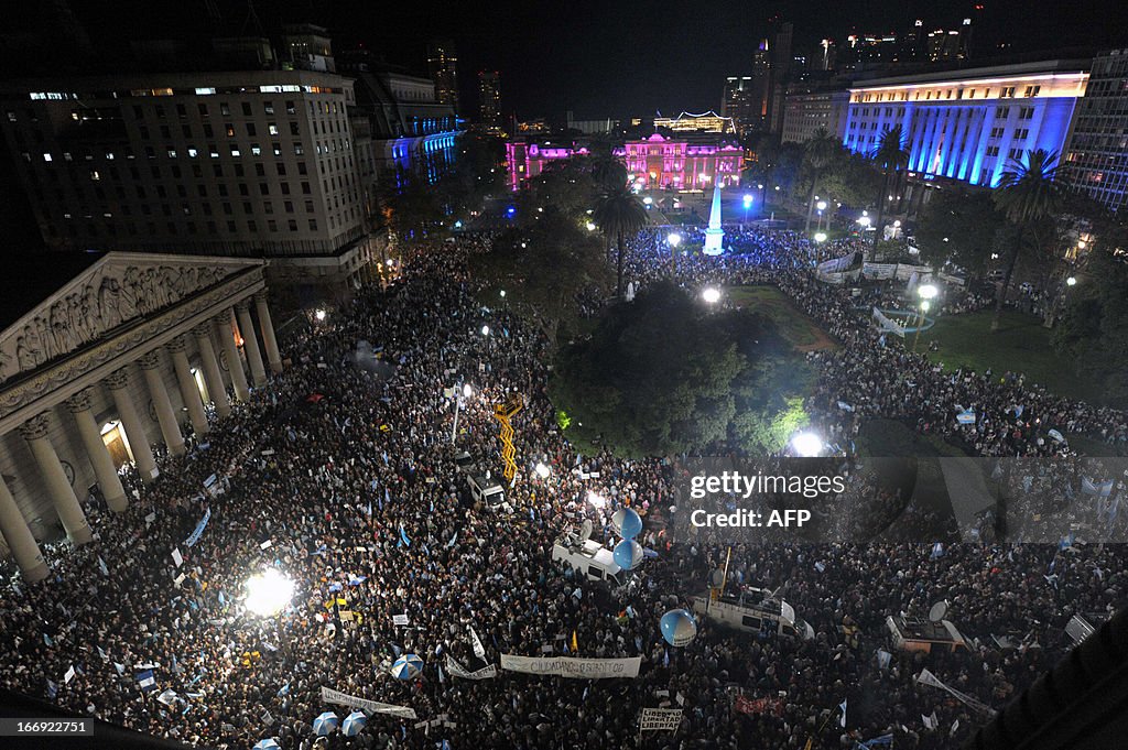 ARGENTINA-POLITICS-PROTEST