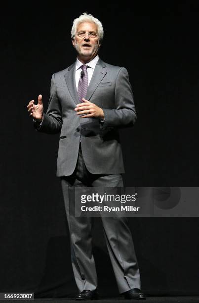 Lionsgate Motion Picture Group Head Rob Friedman speaks onstage during the Lionsgate CinemaCon Press Conference Invitational : An Exclusive Product...