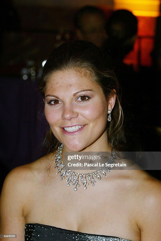 Princess Victoria of Sweden Attends Child Abuse Foundation Gala