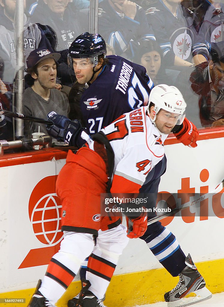 Carolina Hurricanes v Winnipeg Jets