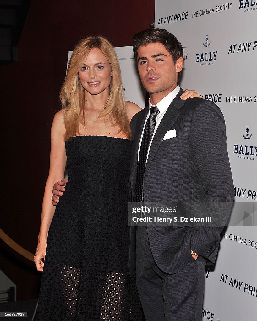 The Cinema Society & Bally Host A Screening Of Sony Picture Classics' "At Any Price" - Arrivals