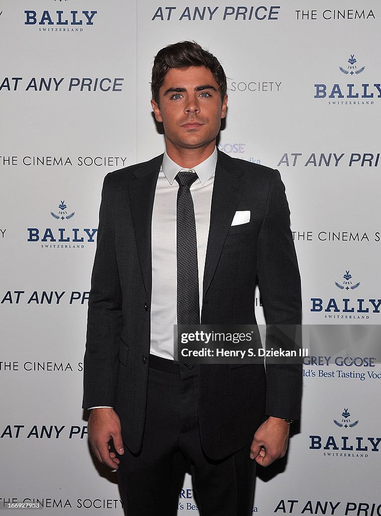 The Cinema Society & Bally Host A Screening Of Sony Picture Classics' "At Any Price" - Arrivals