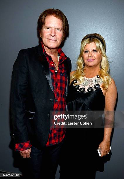 Musician John Fogerty and wife Julie Lebiedzinski attend the 28th Annual Rock and Roll Hall of Fame Induction Ceremony at Nokia Theatre L.A. Live on...