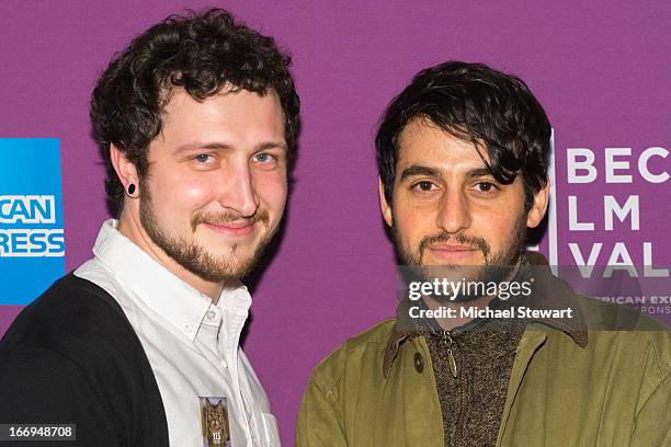 Devin Yuceil and Danilo Parra attend the screening of "Lil Bub & Friendz" during the 2013 Tribeca Film Festival at SVA Theater 1 on April 18, 2013 in...