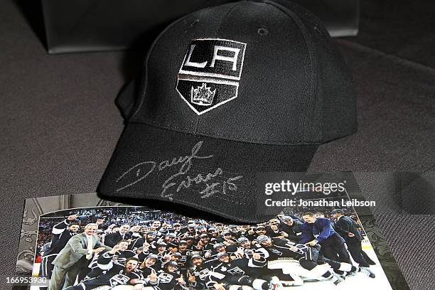 General view of atmosphere during the LA Kings Chalk Talk & Game Experience at Staples Center on April 18, 2013 in Los Angeles, California.