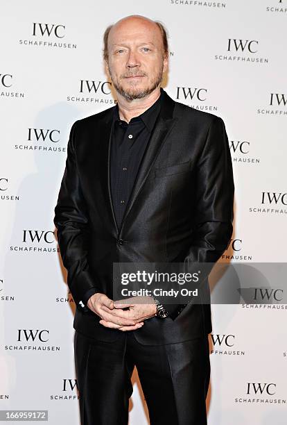 Director Paul Haggis attends the IWC and Tribeca Film Festival "For the Love of Cinema" celebration at Urban Zen on April 18, 2013 in New York City.