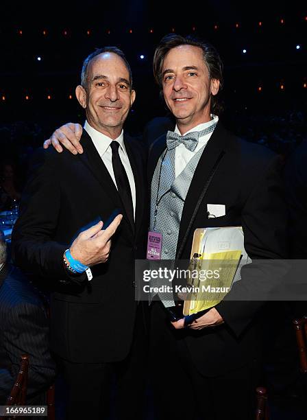 Guests attends the 28th Annual Rock and Roll Hall of Fame Induction Ceremony at Nokia Theatre L.A. Live on April 18, 2013 in Los Angeles, California.