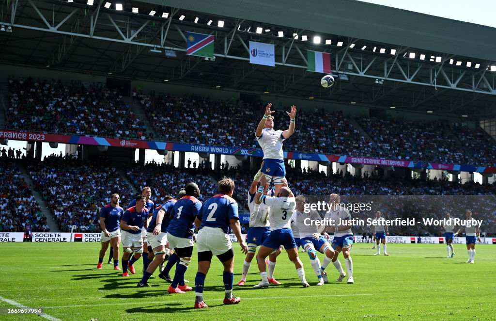 Italy v Namibia - Rugby World Cup France 2023