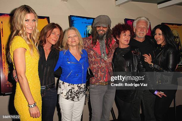 Actors Sheri Moon Zombie, Meg Foster, Judy Geeson, director Rob Zombie and actors Patricia Quinn, Bruce Davison and Maria Conchita Alonso arrive at...