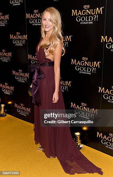 Fashion blogger Shea Marie attends the premiere of "As Good As Gold" during the 2013 Tribeca Film Festival at Gotham Hall on April 18, 2013 in New...