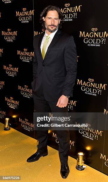 Actor Joe Manganiello attends the premiere of "As Good As Gold" during the 2013 Tribeca Film Festival at Gotham Hall on April 18, 2013 in New York...