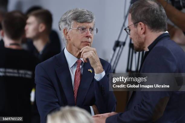 William B. Taylor Jr. , American diplomat, attends the 18th meeting of the Yalta European Strategy “The Future is Decided in Ukraine” on September 8,...