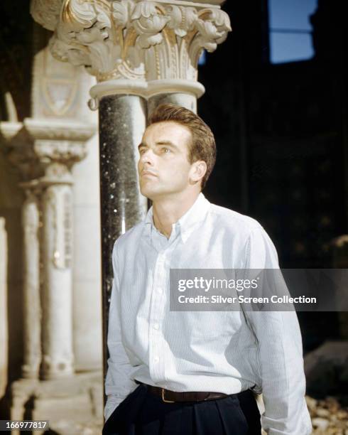 American actor Montgomery Clift , circa 1950.