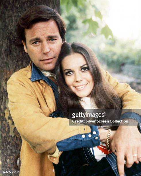 American actors Robert Wagner and his wife Natalie Wood , circa 1970.
