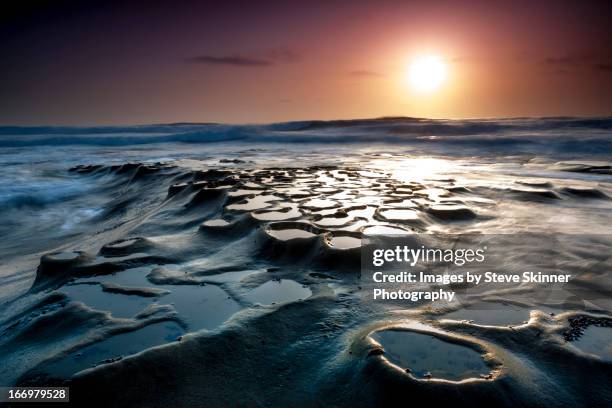 where surfers tread - la jolla - la jolla stock pictures, royalty-free photos & images