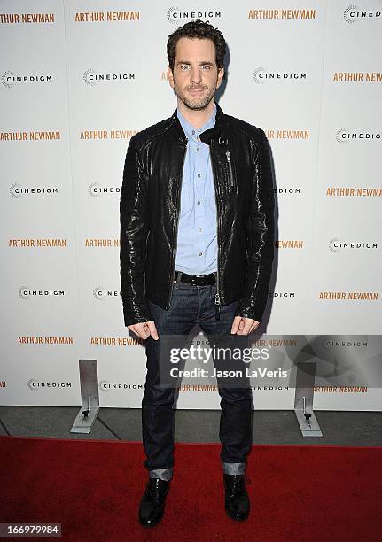 Actor Aaron Abrams attends the premiere of "Arthur Newman" at ArcLight Hollywood on April 18, 2013 in Hollywood, California.