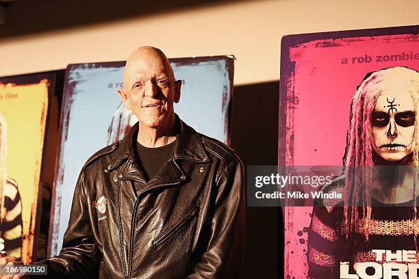 Actor Michael Berryman arrives at Rob Zombie's "The Lords Of Salem" Los Angeles premiere at AMC Burbank 16 on April 18, 2013 in Burbank, California.