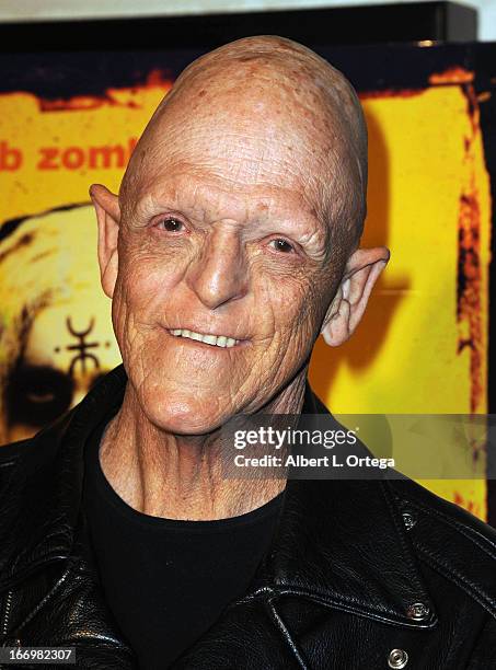 Actor Michael Berryman arrives for Fan Screening Of Anchor Bay Films' Rob Zombie's "The Lords Of Salem" - Arrivalsheld at AMC Burbank 16 on April 18,...