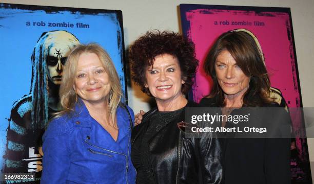 Actress Judy Geeson, actress Patricia Quinn and actress Meg Foster arrive for Fan Screening Of Anchor Bay Films' Rob Zombie's "The Lords Of Salem" -...