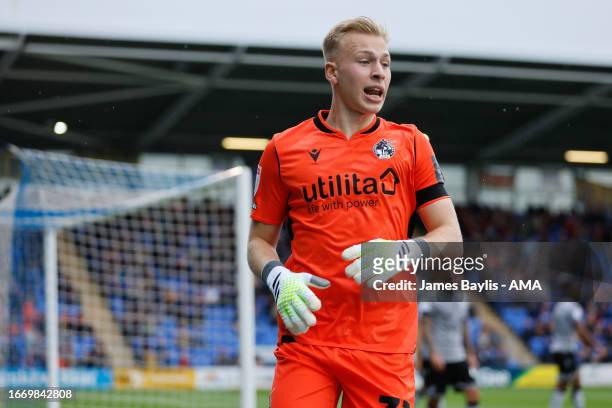 Matthew Cox of Bristol Rovers during the Sky Bet League One match between Shrewsbury Town and Bristol Rovers at The Croud Meadow on September 16,...