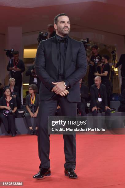 Venezuelan actor Alejandro Nones at the 80 Venice International Film Festival 2023. Memory Red carpet. Venice , September 8th, 2023