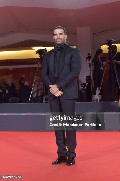 Venezuelan actor Alejandro Nones at the 80 Venice International Film Festival 2023. Memory Red carpet. Venice , September 8th, 2023