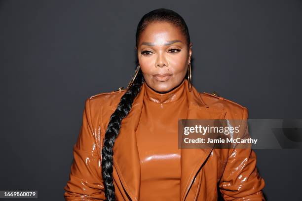 Janet Jackson attends the Christian Siriano SS24 Runway Show at The Pierre Hotel on September 08, 2023 in New York City. (Photo by Jamie...