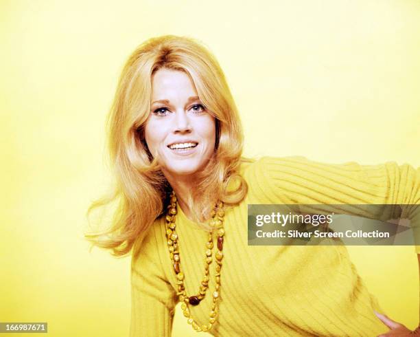 American actress Jane Fonda, circa 1970.