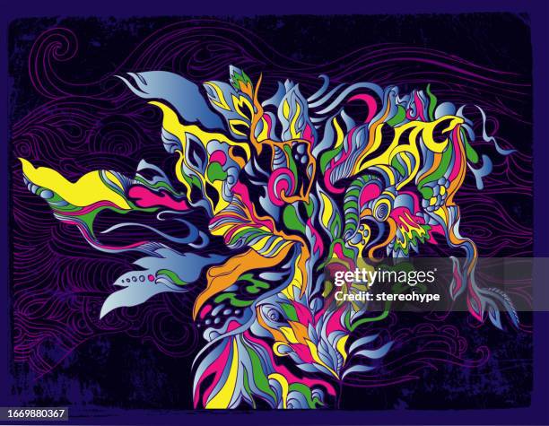nature's mind - anthill stock illustrations