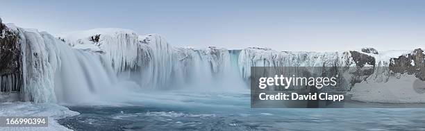 godafoss, myvatn, iceland - david cliff stock pictures, royalty-free photos & images