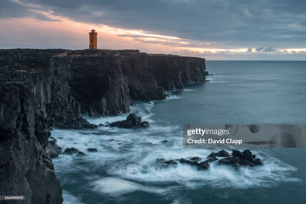 Svortuloft Lighthouse, Snaefellsnes, Iceland