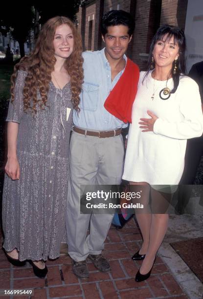 Actress Khrystyne Haje, actor Esai Morales and actress Joyce DeWitt attend the Hollenbeck Youth Center's Second Annual Inner-City Games Opening Night...