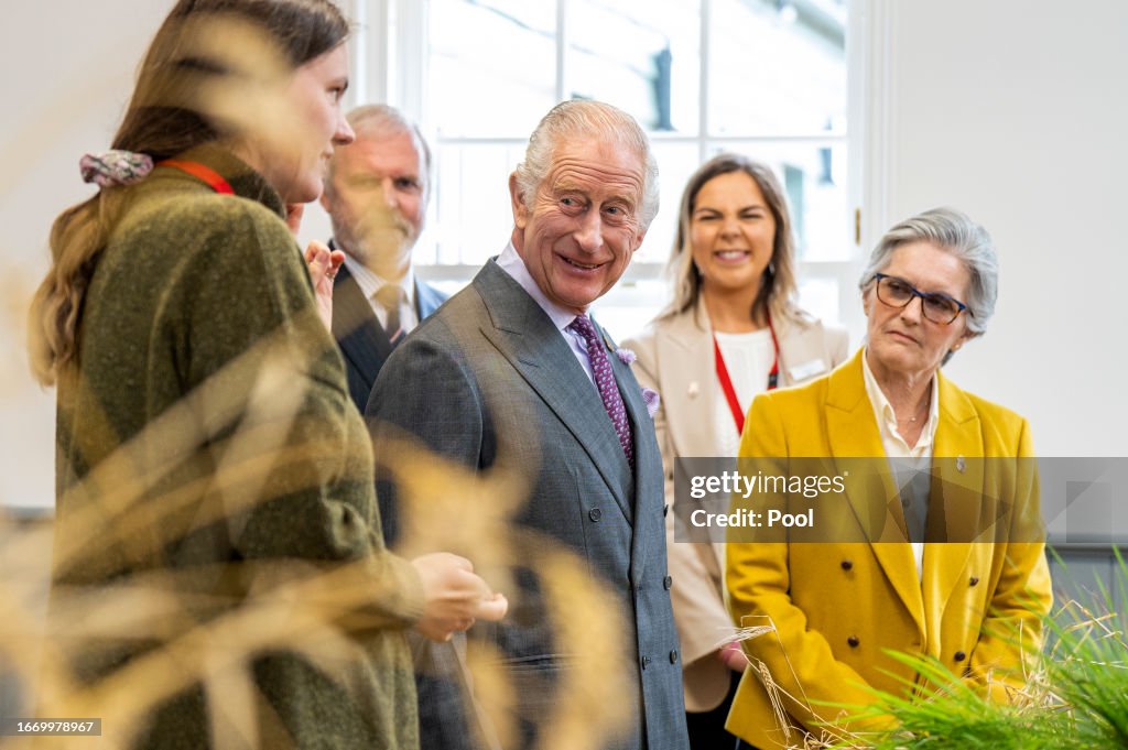 King Charles III Officially Opens MacRobert Farming and Rural Skills Centre at Dumfries House In Cumnock